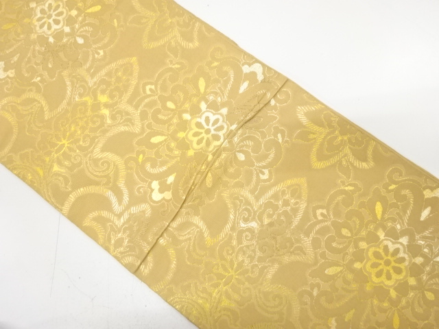 華紋織り出し　袋帯